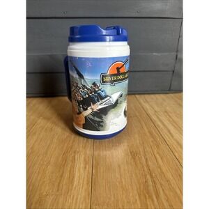 2009 Silver Dollar City Grandfathered Refillable Plastic Mug With Lid Swing